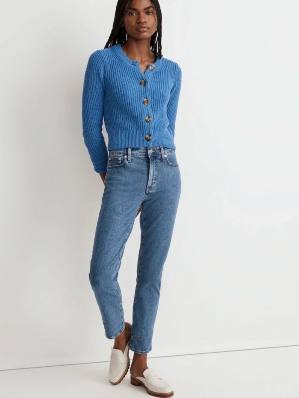 Madewell The Mid-Rise Mom Perfect Vintage Tapered Jeans Knowland Wash Size 26
